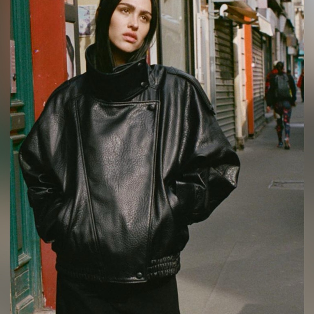 Viral Zara leather jacket